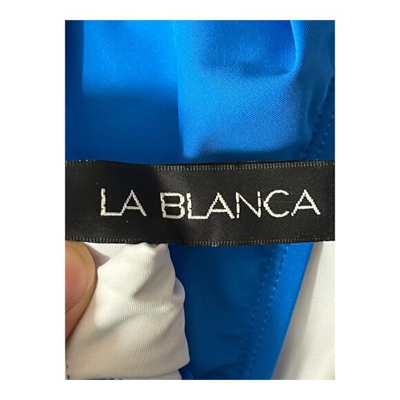 La Blanca Swimsuit one shoulder one piece bathing suit size 12 - Picture 5 of 7